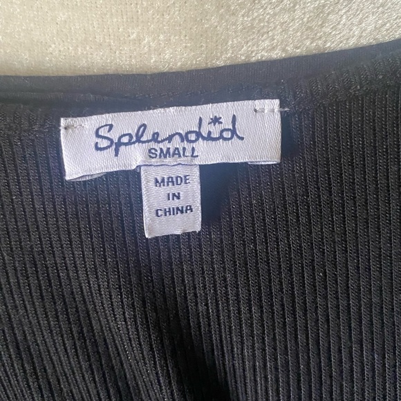 SPLENDID-BLACK TANK DRESS - Picture 8 of 9